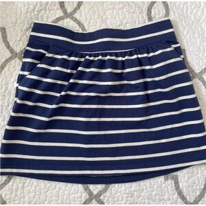 Crazy 8 Blue/White Striped Skirt Girls Size XL (14)
